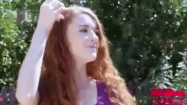 Big Abbey Rain in Natural Red Haired Beauty fresh Movies
