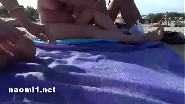 public beach cap agde by naomi slut Filem segar besar