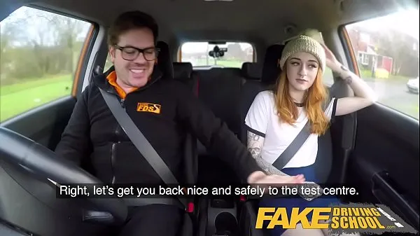 Fake Driving Slim hot redhead minx fucks better then she drives Film baru yang besar