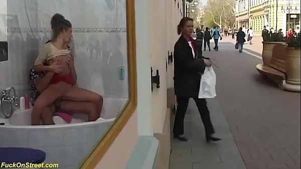 Büyük extreme rough anal at public shopping street yeni Film