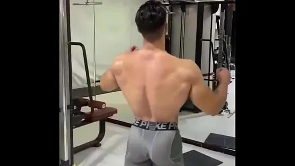 Büyük Str8 sweaty men workouts in compression lycra spandex gym wear yeni Film