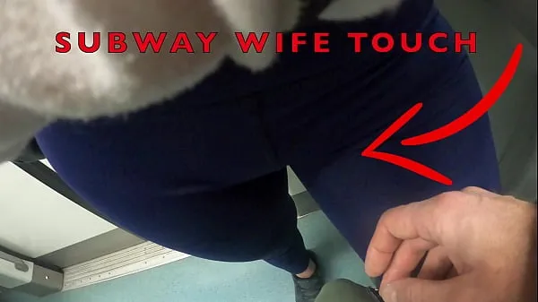 Big My Wife Let Older Unknown Man to Touch her Pussy Lips Over her Spandex Leggings in Subway fresh Movies