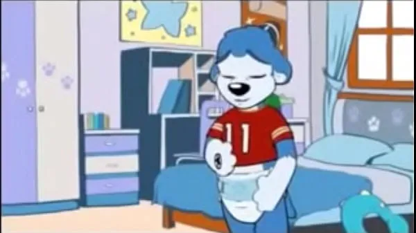 Veľké Furry has a pee in his diaper čerstvé filmy