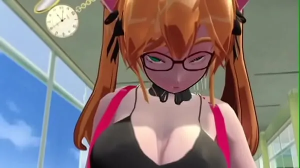 Große Bimbo Nerdy Bitch zu Slut Progression MMDfrische Filme