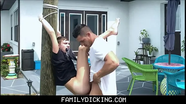 بڑی Young Blonde Boy Nephew Tied Up To Tree Fucked By Uncle Jax Thirio تازہ فلمیں
