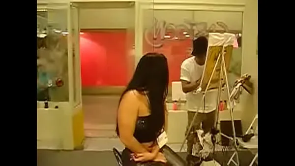 Gros Monica Santhiago Porn Actress being Painted by the Painter The payment method will be in the painted one films récents