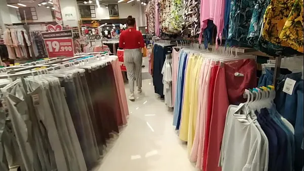 Big I chase an unknown woman in the clothing store and show her my cock in the fitting rooms fresh Movies