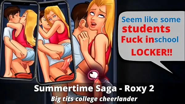 Grandes Ela não se importa com creampie. ? Ela fica tão excitada quando eles se escondem no armário da faculdade. (Saga Summertime - Roxy 2 filmes novos