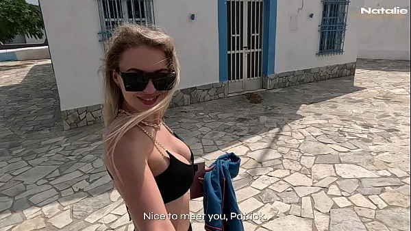 Grote Dude's Cheating on his Future Wife 3 Days Before Wedding with Random Blonde in Greece nieuwe films